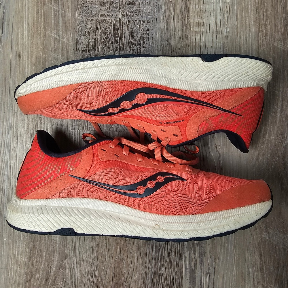 Saucony Womens Freedom 5 Running Shoes 10.5 Sunstone Night PWRRUN PB S10726-16